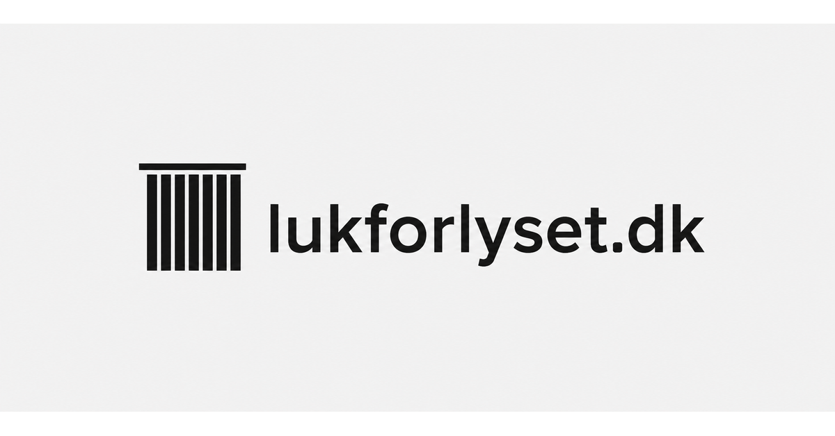 Lukforlyset.dk v/Jonas Andersen logo